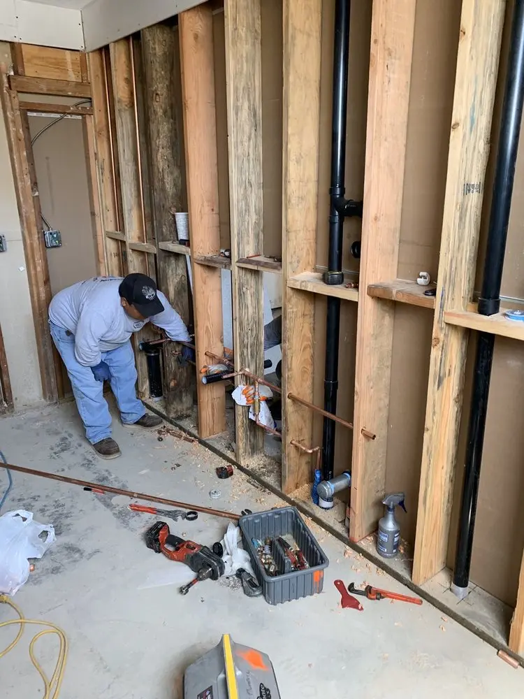 Commercial rough-in plumbing for Gas Line Repair in Moreno Valley